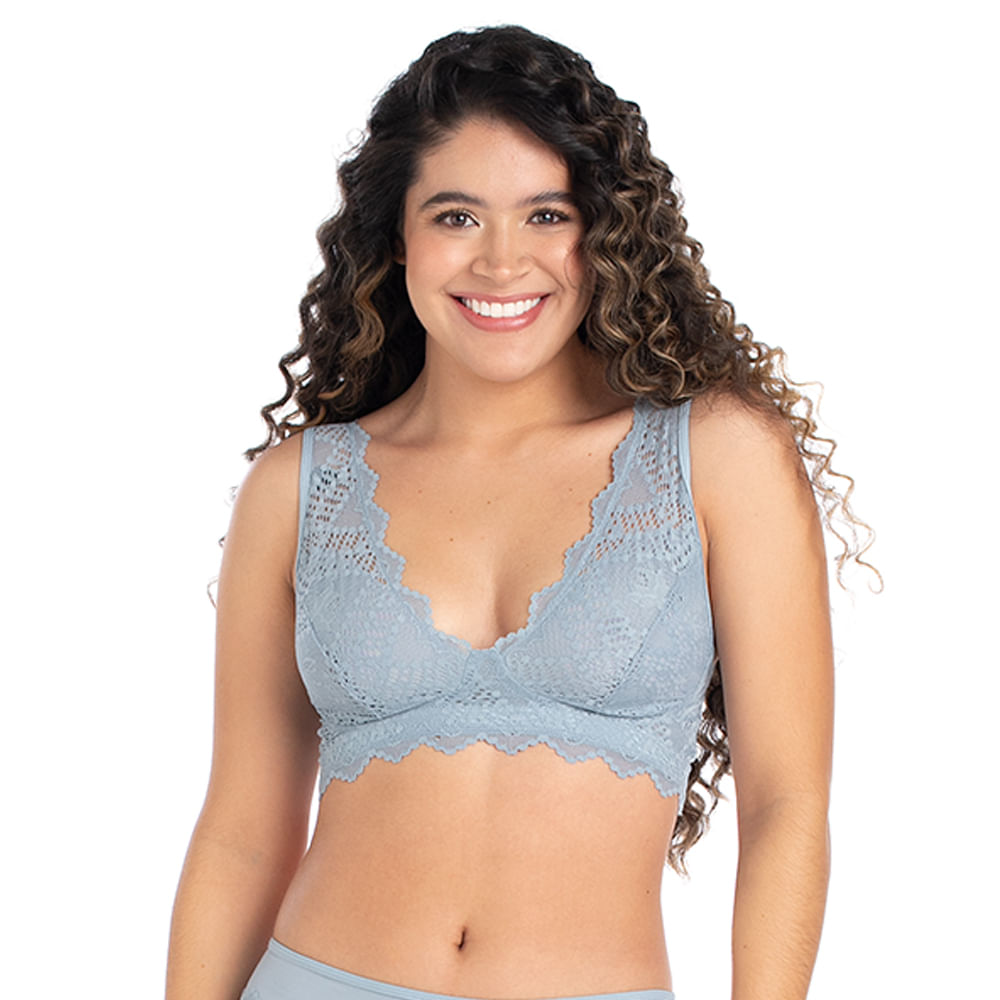 Bralette sin arco, tiene copas triangulares - Main Image