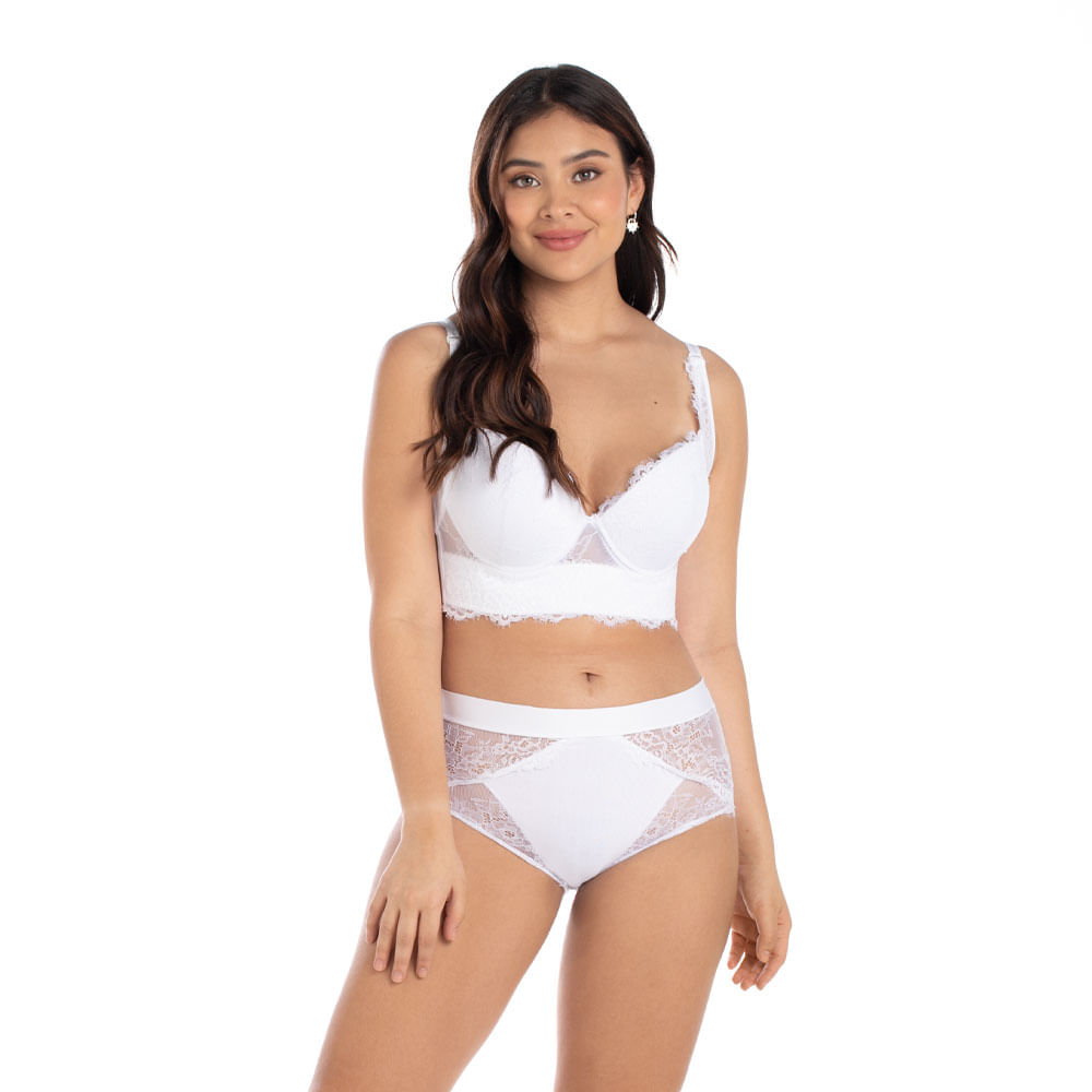 Punto Blanco Ropa Interior Mujer Colombia Panty Clásico Tiro Alto