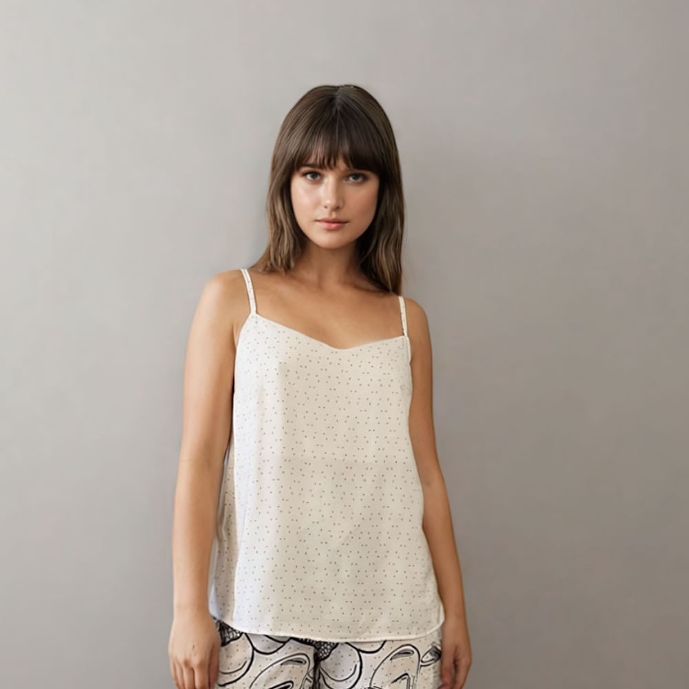 Camisa exterior tiras con tania