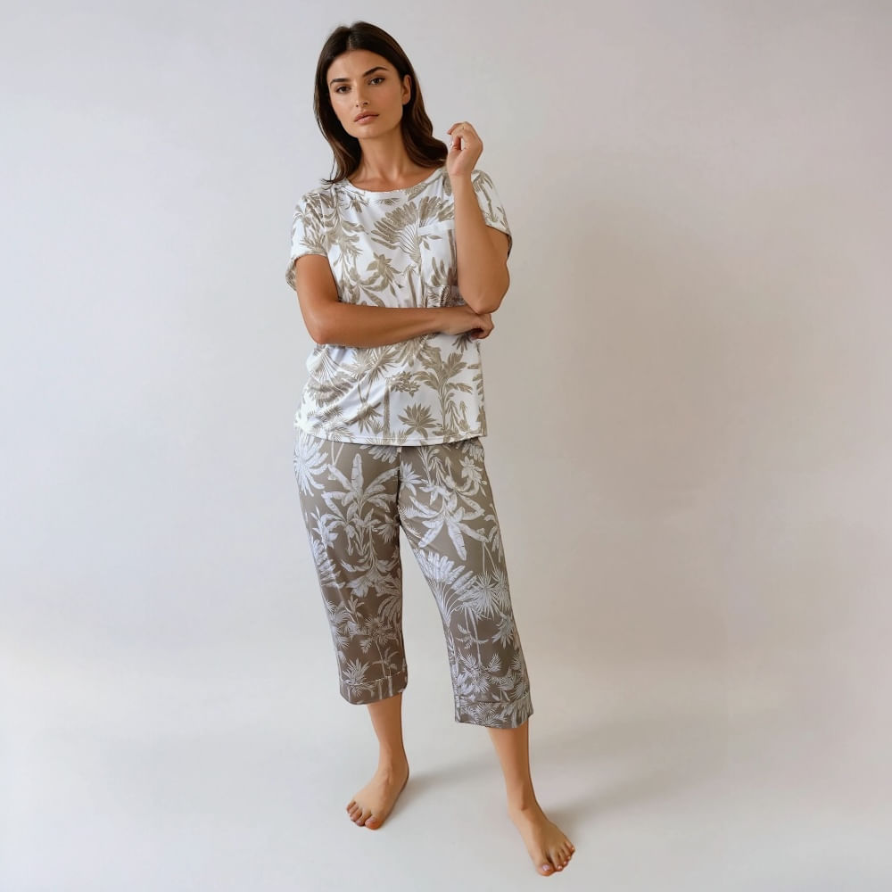 Tania Pijama Mujer Manga Corta Pantalon Largo Bogotá Tipos De