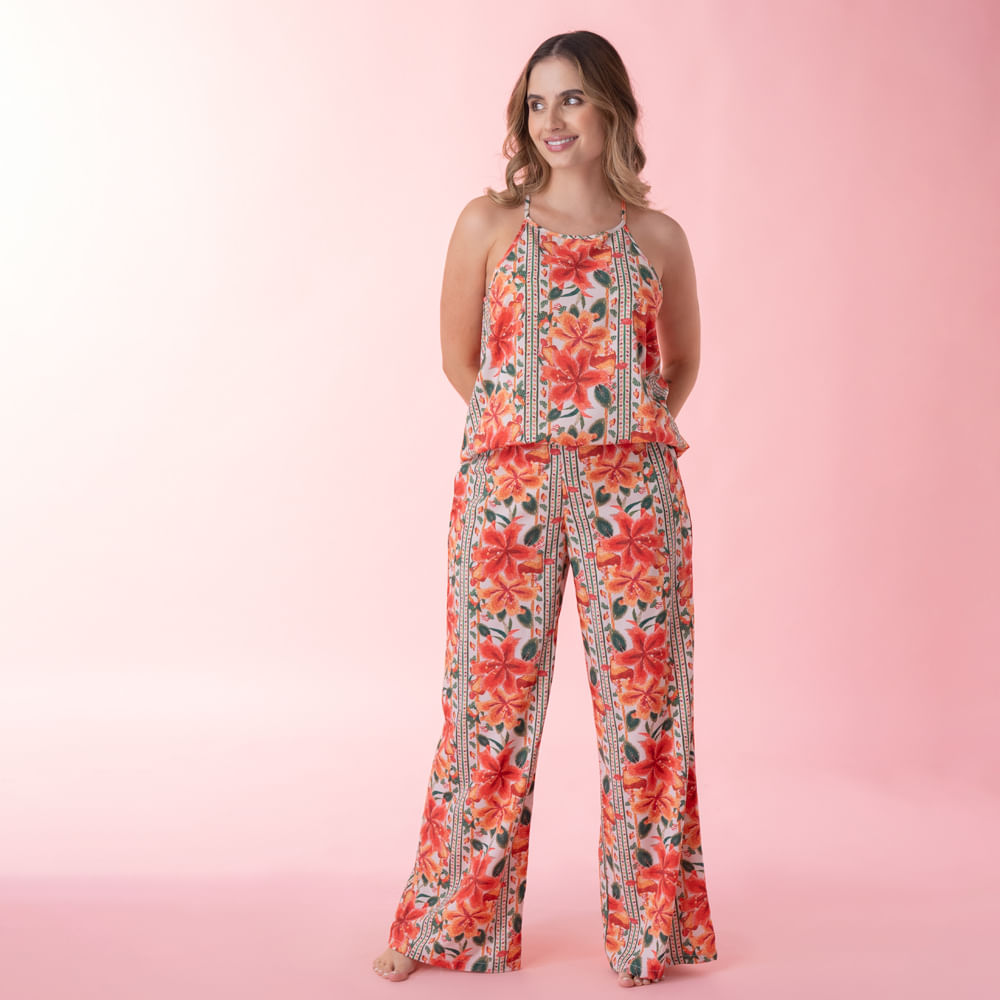 Tania Pijamas De Pantalon Largo Pijamas Pantalon Largo Mujer Tania